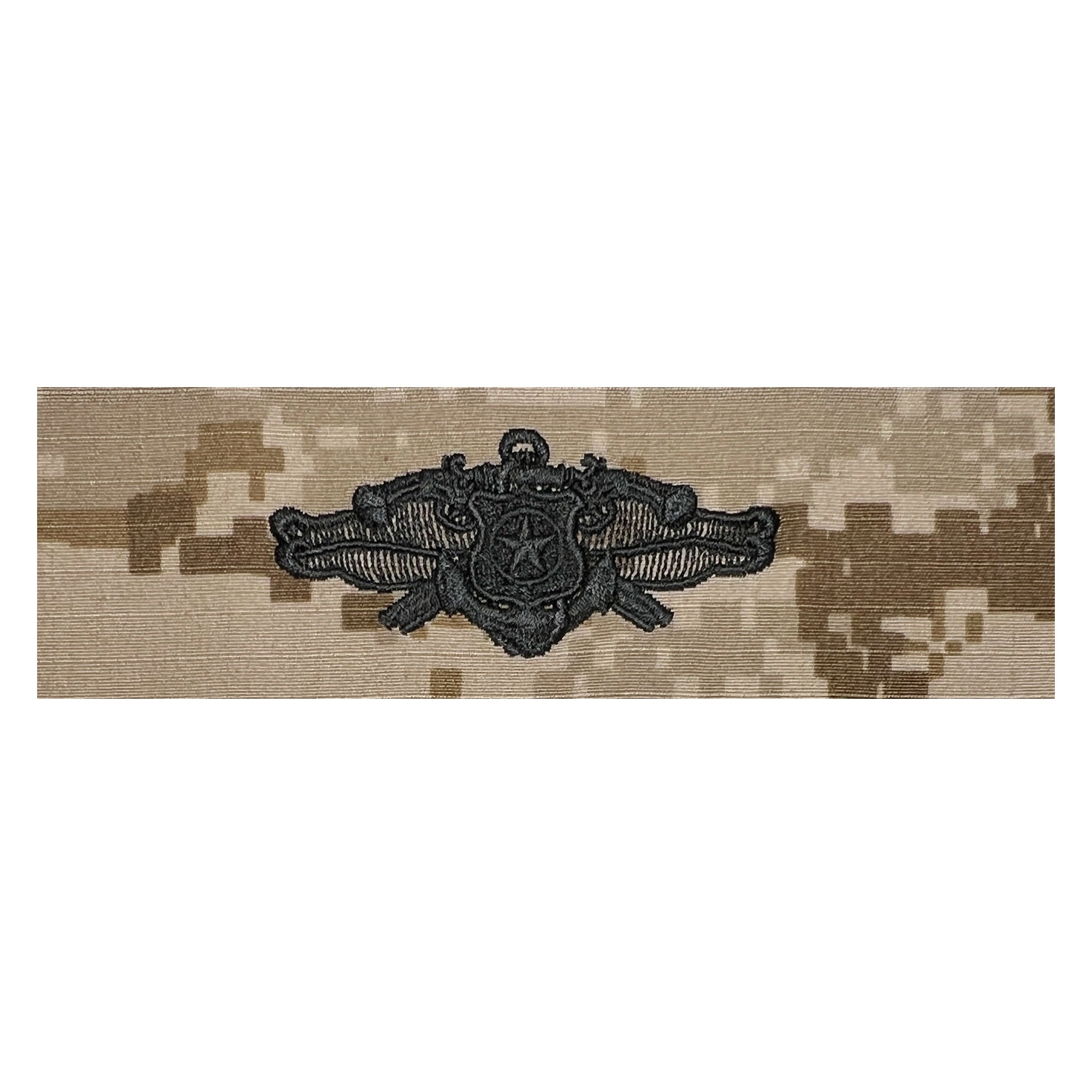 Picture of US Navy Badges Embroidered Security Forces Senior Specialist: Desert Digital