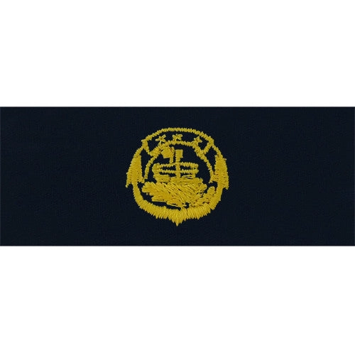 Picture of US Navy Badges Embroidered Small Craft Officer: Embroidered On Coverall