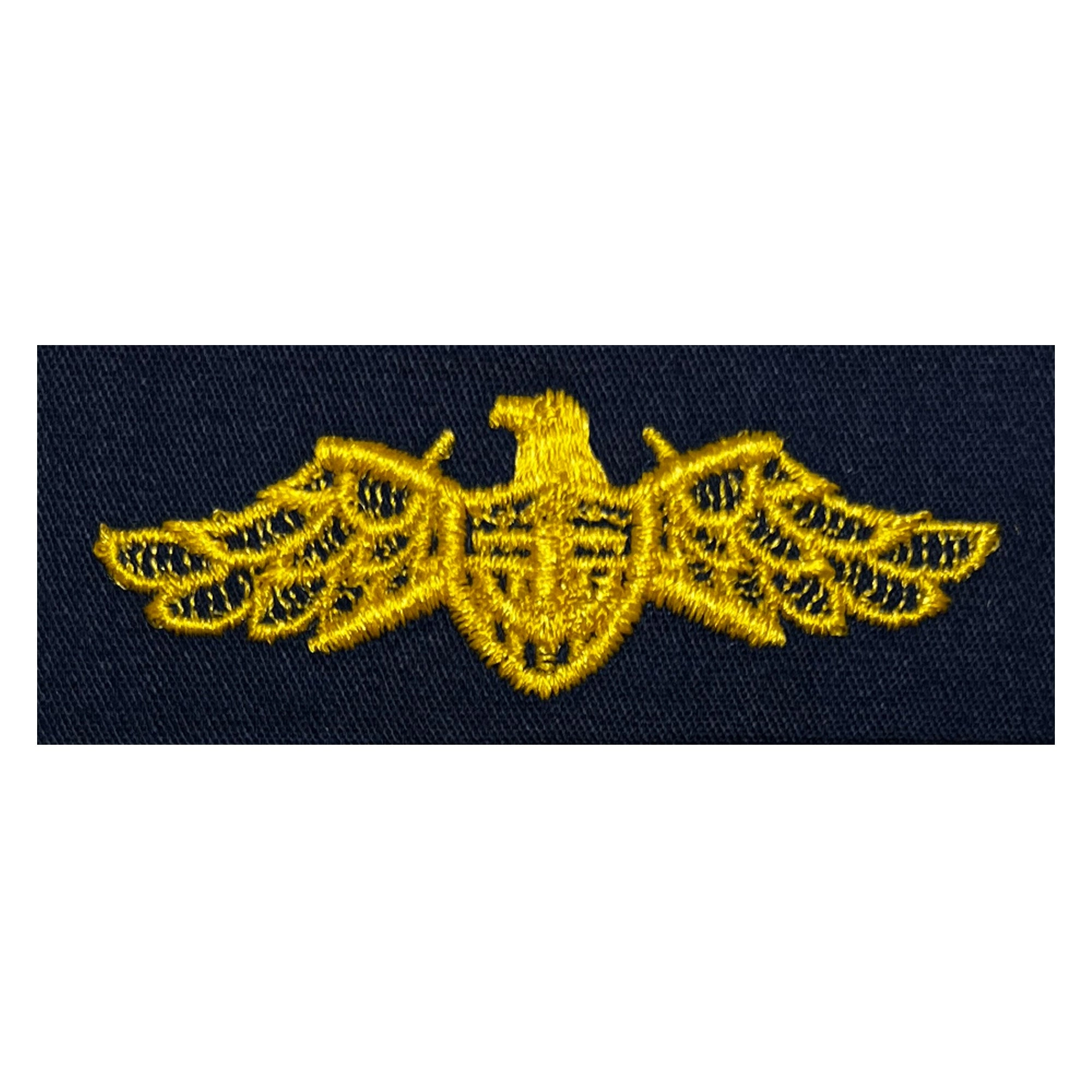 Picture of US Navy Badges Embroidered Strategic Sealift Officer Warfare: Embroidered On Coverall
