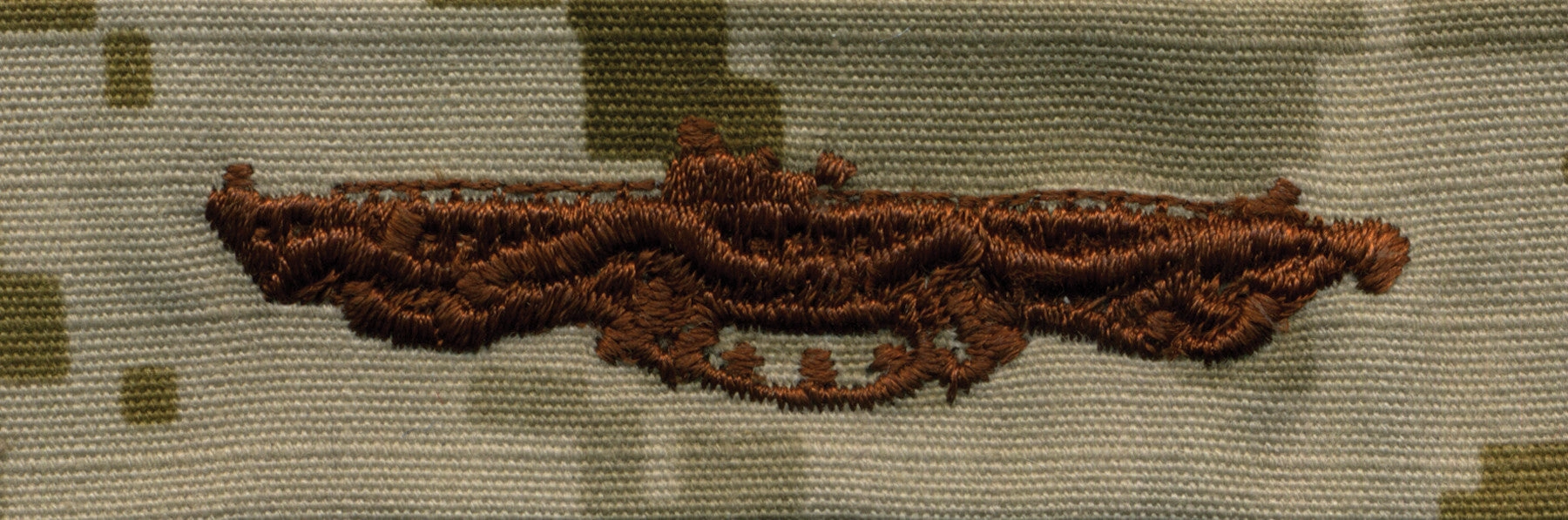Picture of US Navy Badges Embroidered Submarine Combat Patrol: Desert Digital
