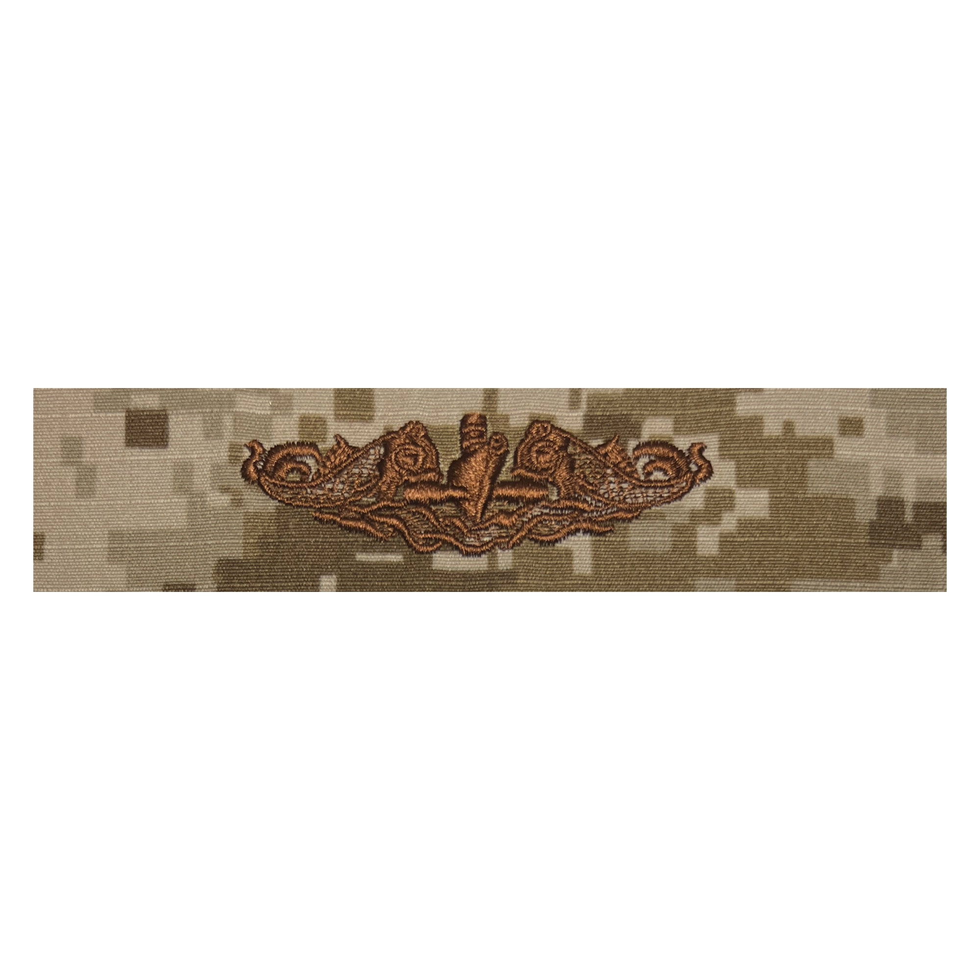 Picture of US Navy Badges Embroidered Submarine: Desert Digital