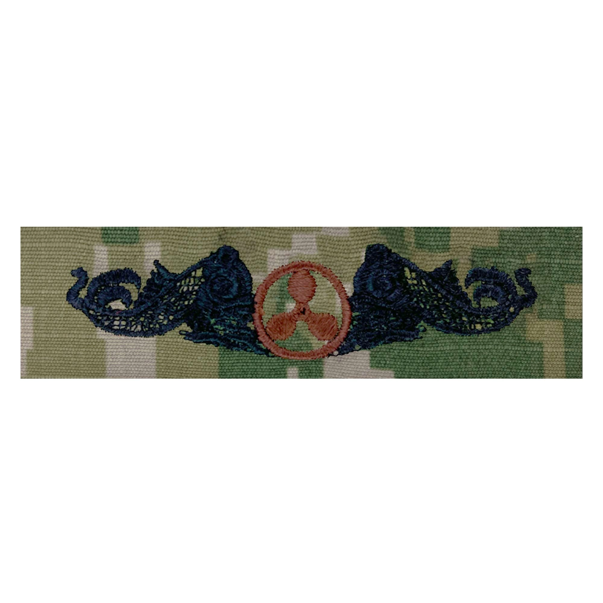 Picture of US Navy Badges Embroidered Submarine Engineering: Woodland Digital