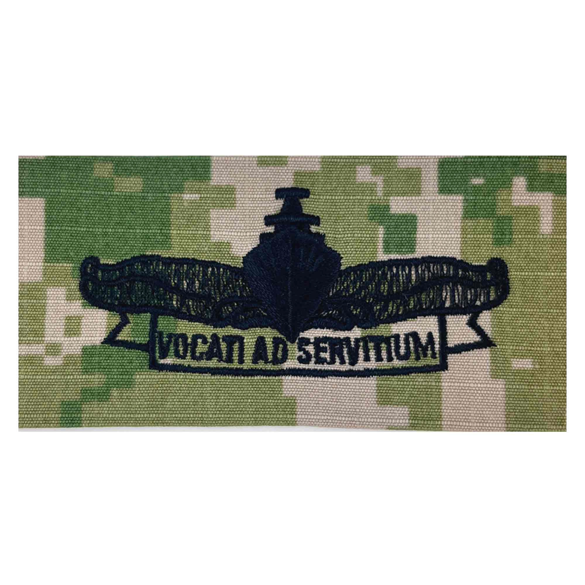 Picture of US Navy Badges Embroidered Surface Chaplain Officer: Woodland Digital Nwuiii
