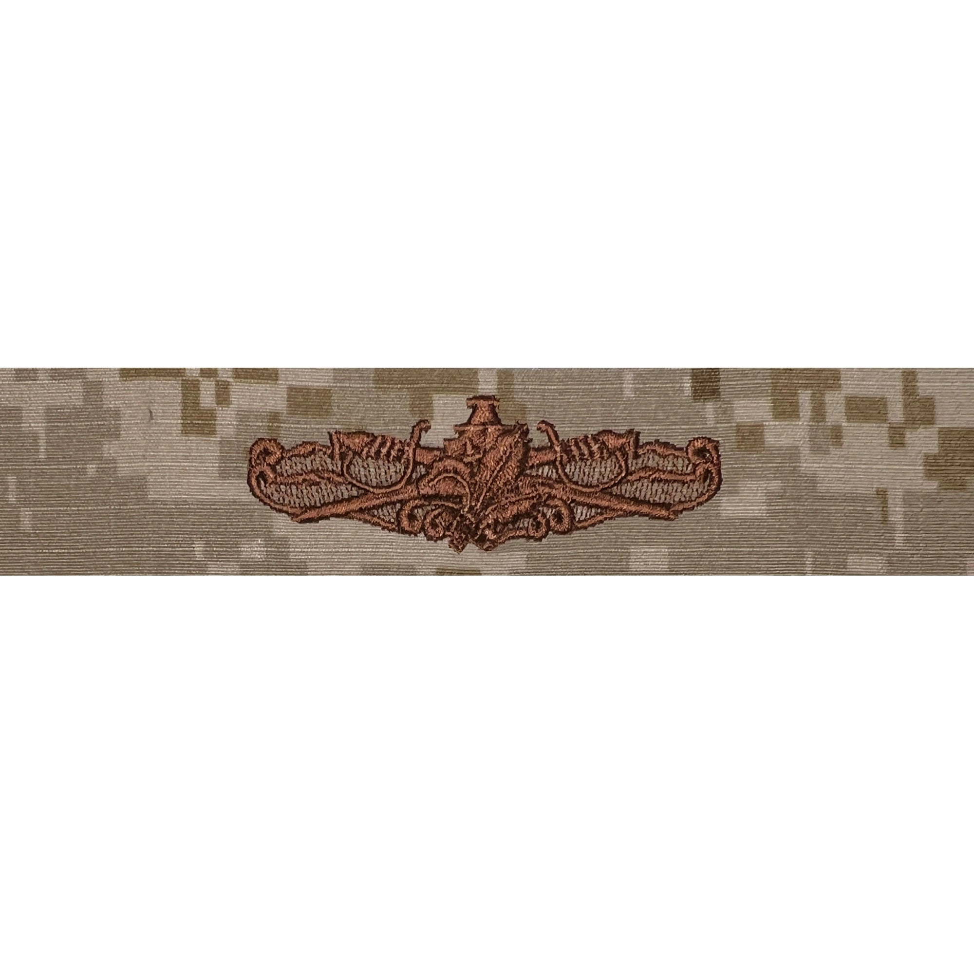 Picture of US Navy Badges Embroidered Surface Warfare Supply: Desert Digital