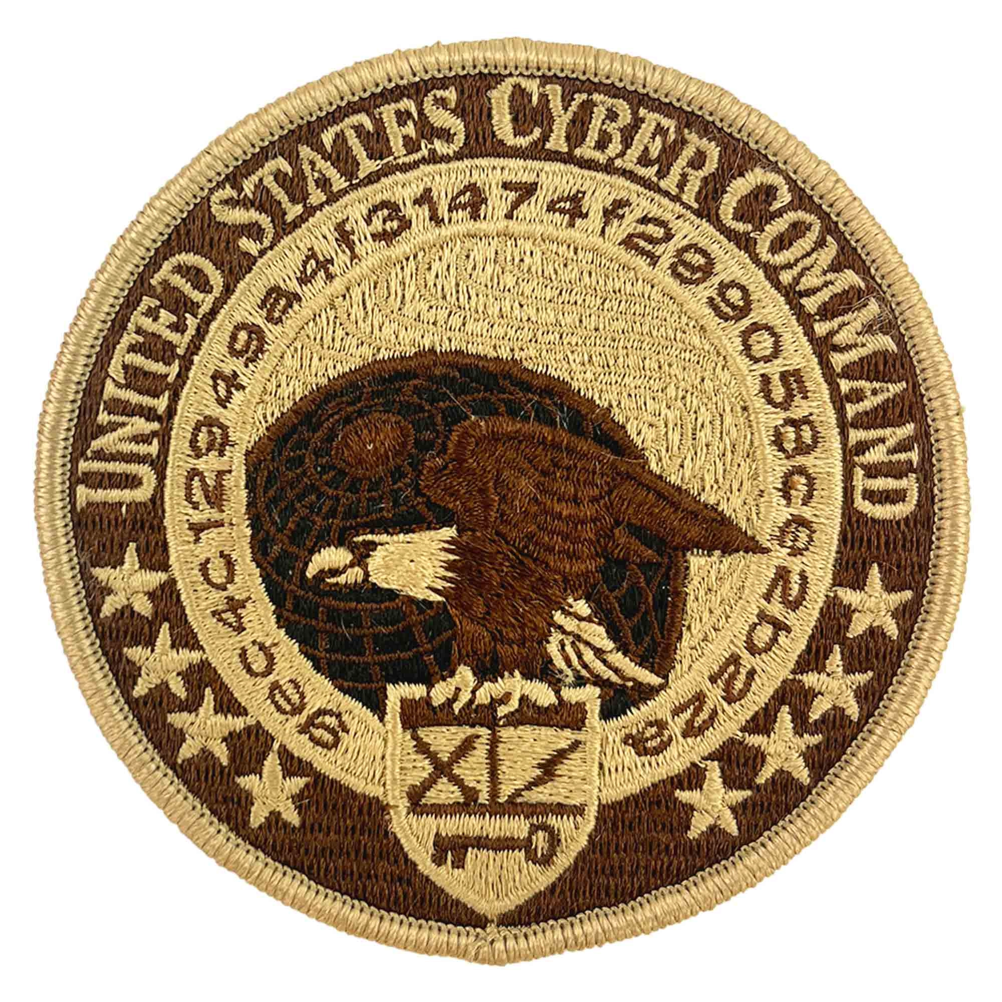 Picture of US Navy Badges Embroidered Us Cyber Command: Desert Digital