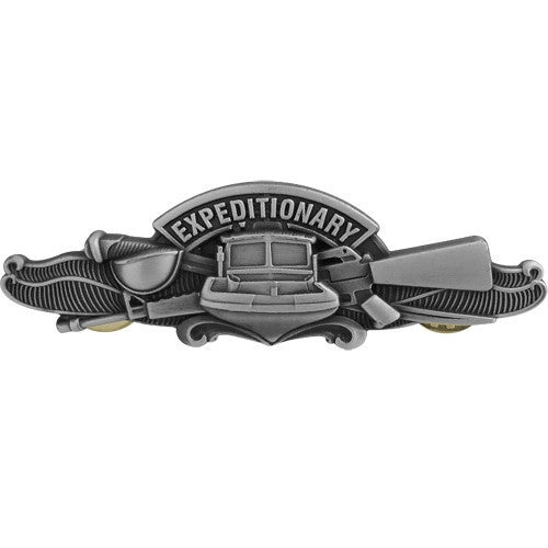 Picture of US Navy Badges Expeditionary Warfare Specialist: Regulation Size Oxidized