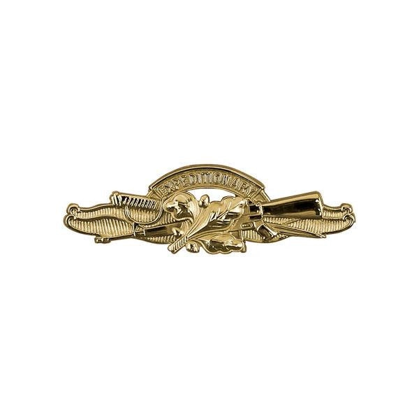 Picture of US Navy Badges Expeditionary Warfare Supply Officer: Miniature