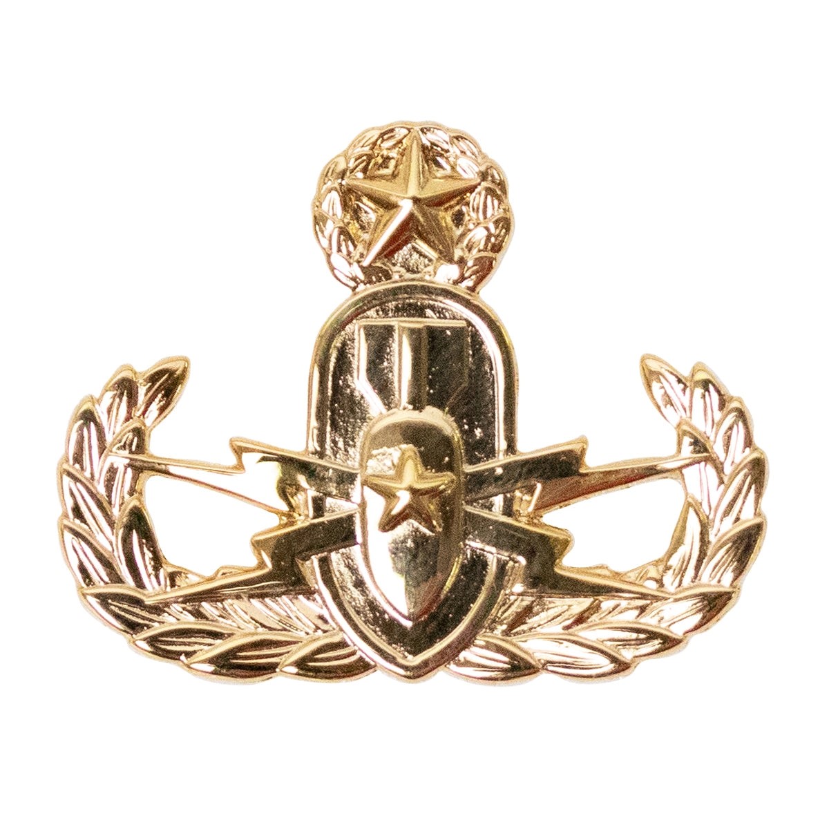 Picture of US Navy Badges Explosive Ordnance Disposal Officer: Miniature 24K Gold