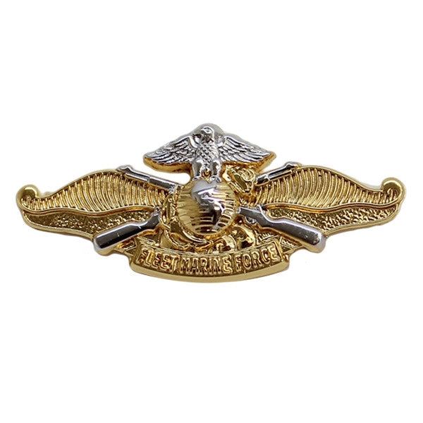 Picture of US Navy Badges Fleet Marine Force Officer: Miniature