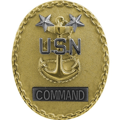 Picture of US Navy Badges Id Masterenlisted Advisor E9 Command Cpo: Regulation Size