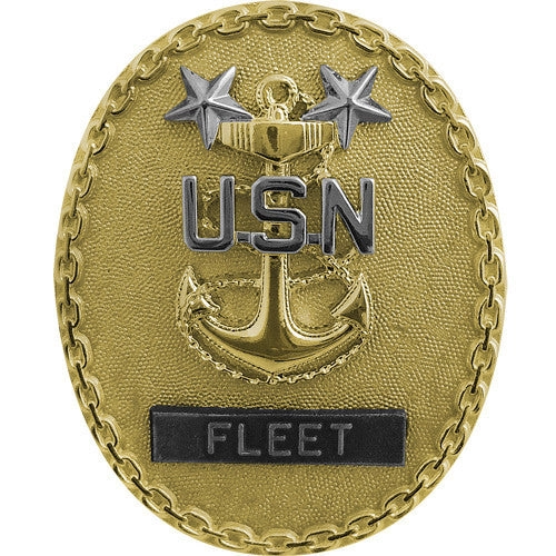 Picture of US Navy Badges Identification Fleet Master E9 Cpo: Regulation Size