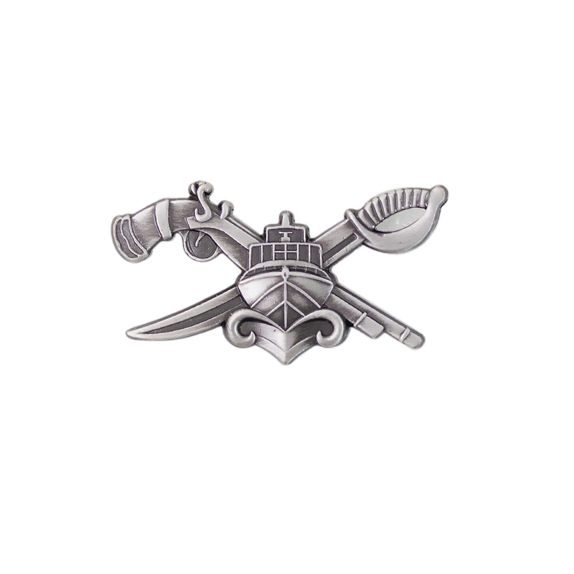 Picture of US Navy Badges Naval Special Warfare Combatant-Craft Crewman Basic Swcc: Miniature Size Oxidized
