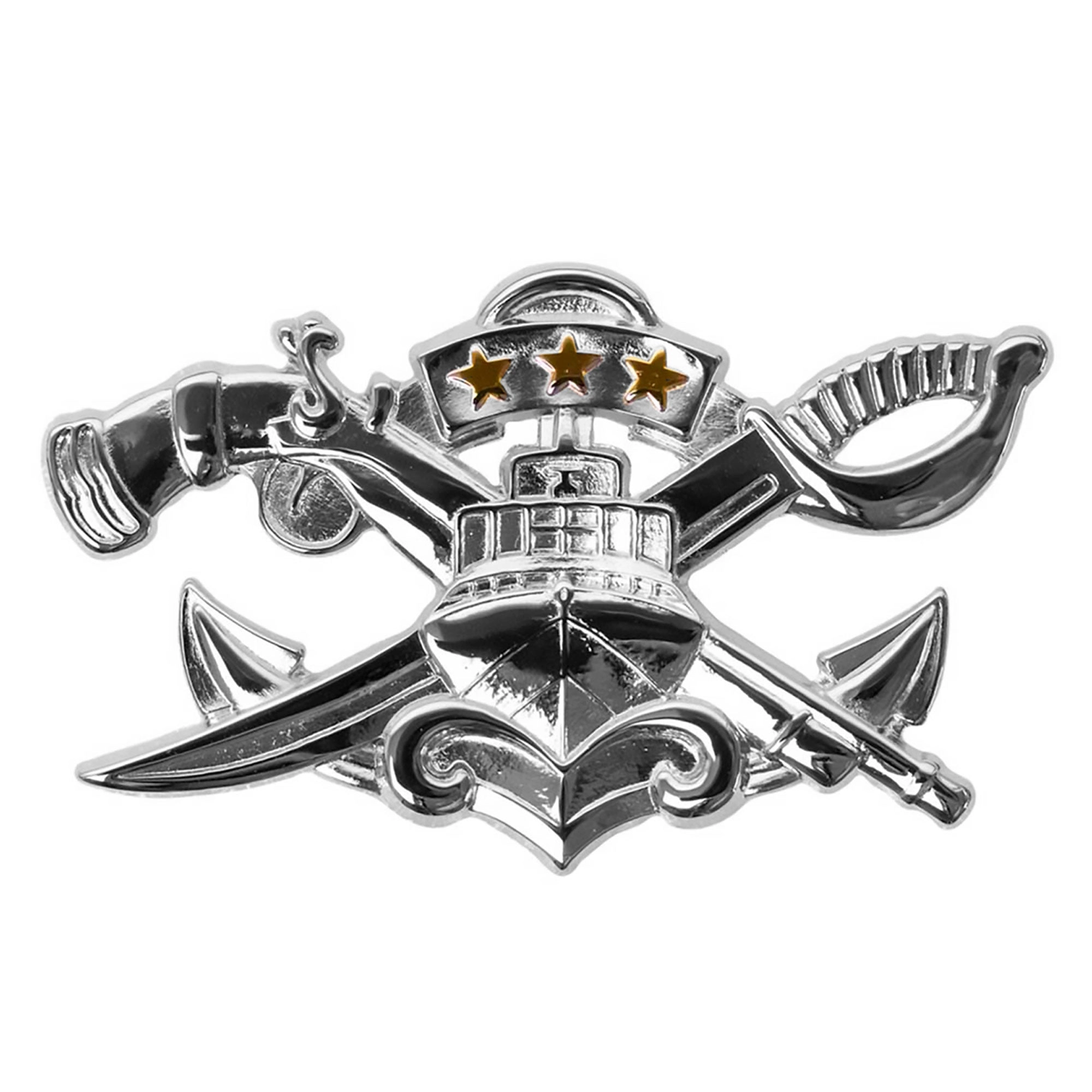 Picture of US Navy Badges Naval Special Warfare Combatant-Craft Crewman Master Swcc:Regulation Mirror Finish