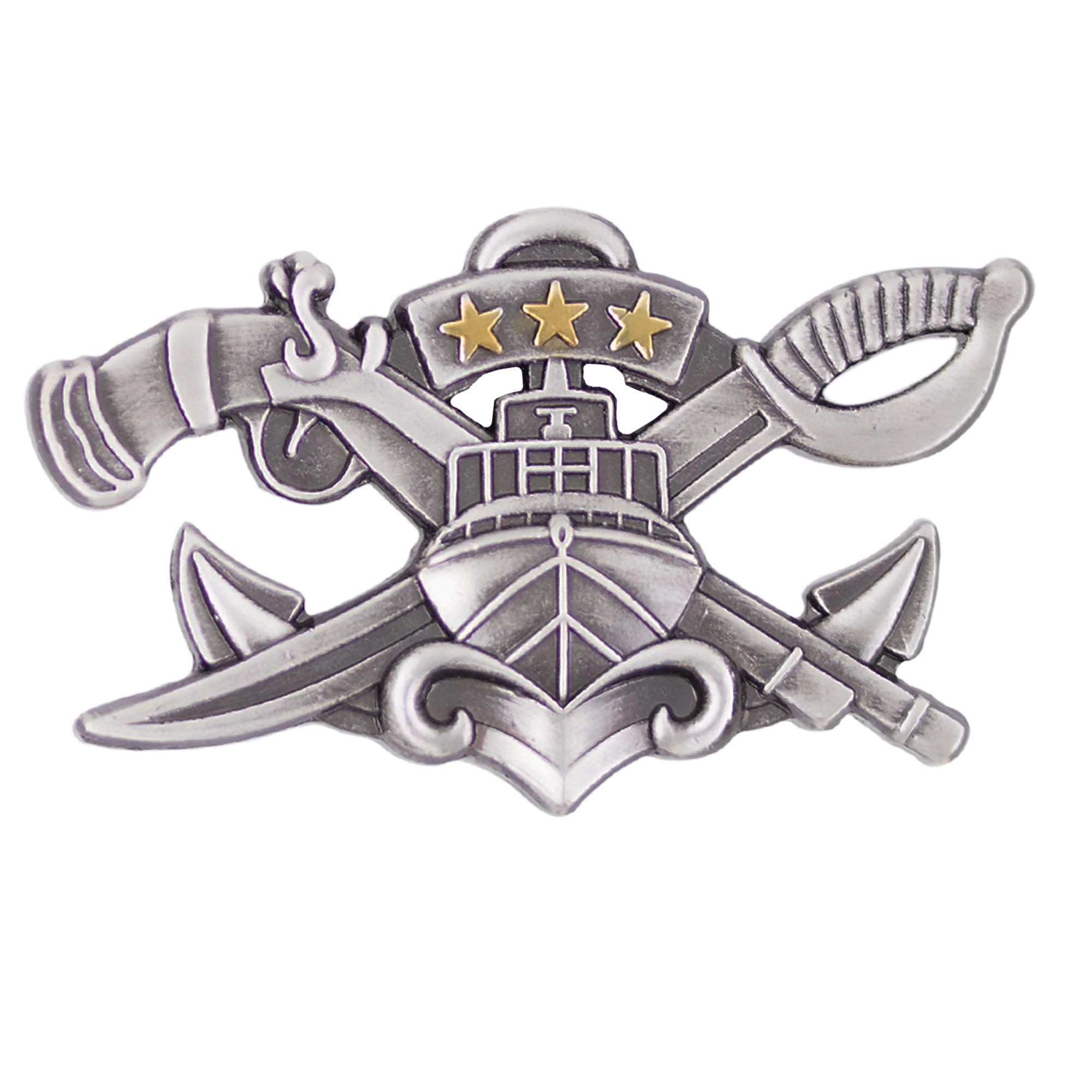 Picture of US Navy Badges Naval Special Warfare Combatant-Craft Crewman Master Swcc:Regulation Oxidized