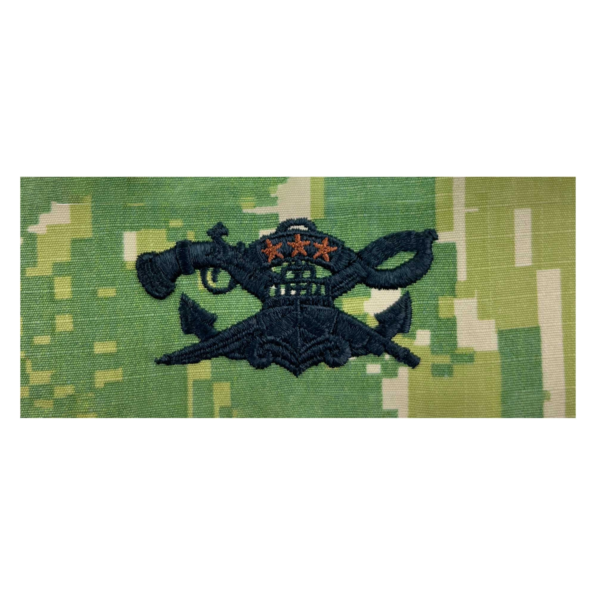 Picture of US Navy Badges Naval Special Warfare Combatant-Craft Crewman Master Swcc:Woodland Digital Nwuiii