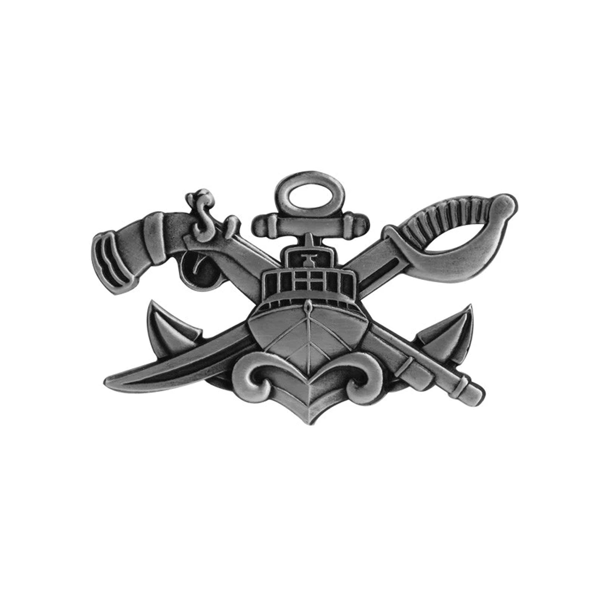 Picture of US Navy Badges Naval Special Warfare Combatant-Craft Crewman Senior Swcc: Miniature Size Oxidized
