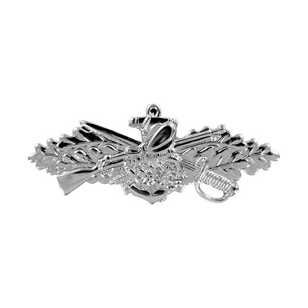 Picture of US Navy Badges Seabee Combat Warfare Specialist: Enlisted: Miniature Mirror Finish