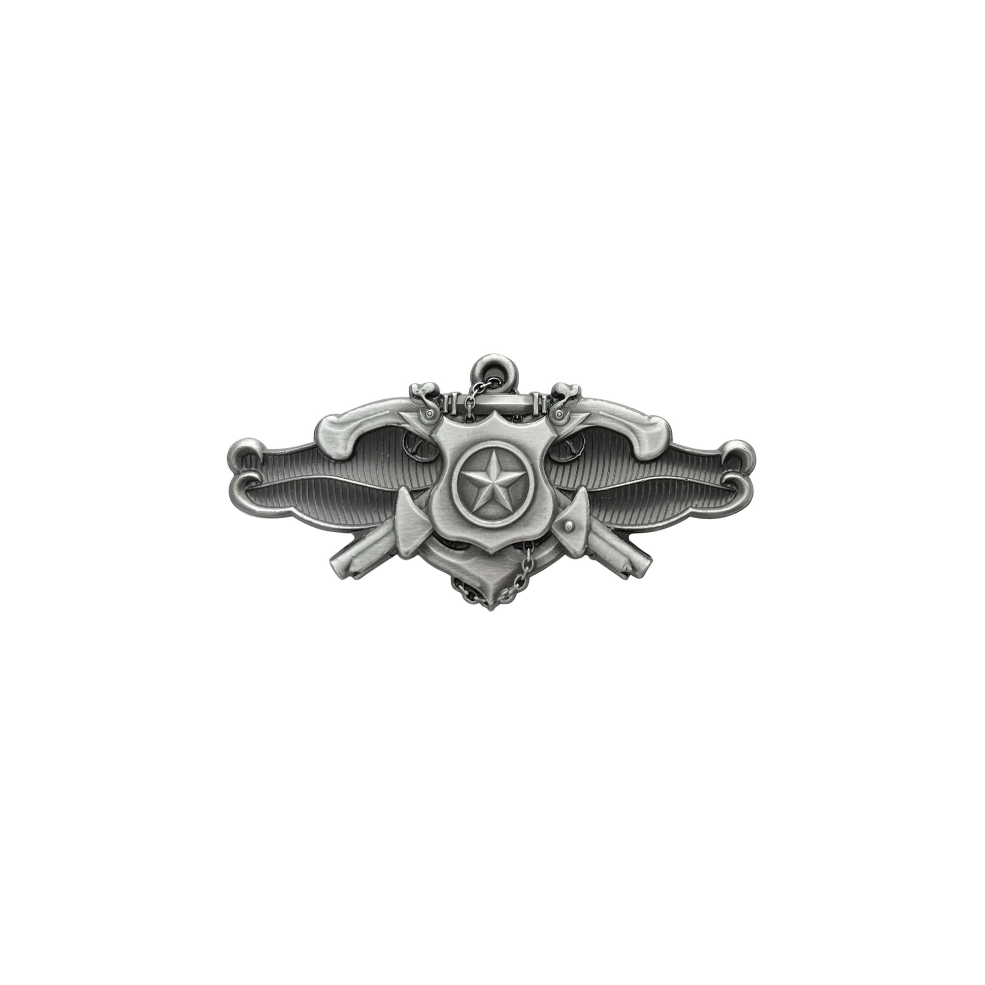 Picture of US Navy Badges Senior Security Forces Specialist: Miniature Size Oxidize