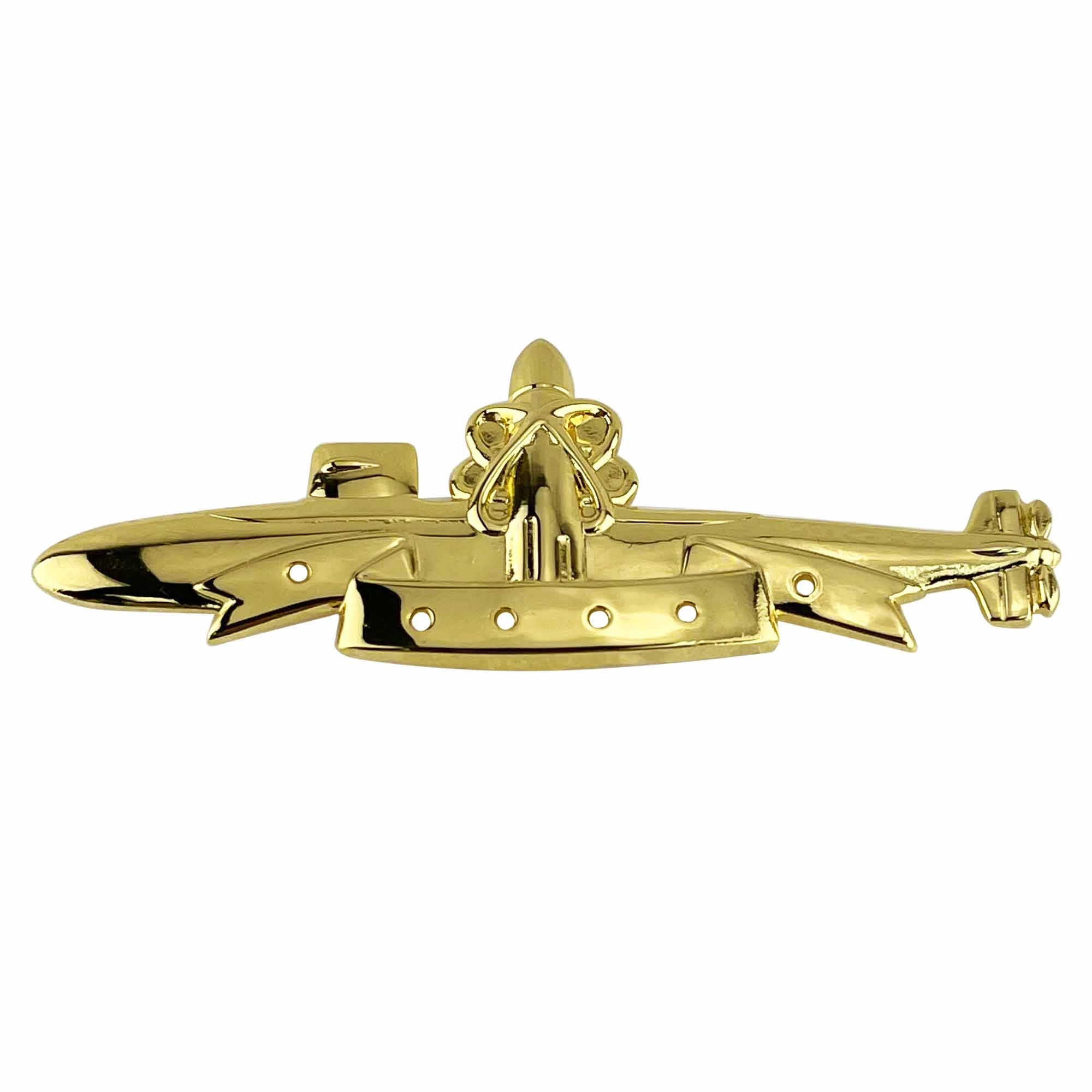 Picture of US Navy Badges Ssbn Submarine Deterrent Patrol: Regulation Size 24K Gold