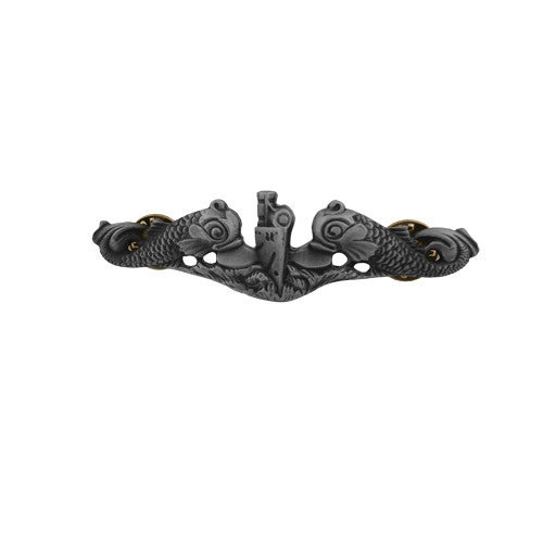 Picture of US Navy Badges Submarine: Enlisted: Miniature Oxidized