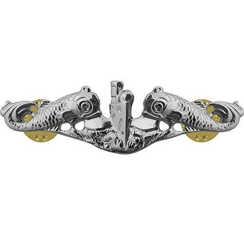 Picture of US Navy Badges Submarine: Enlisted: Regulation Size Mirror Finish