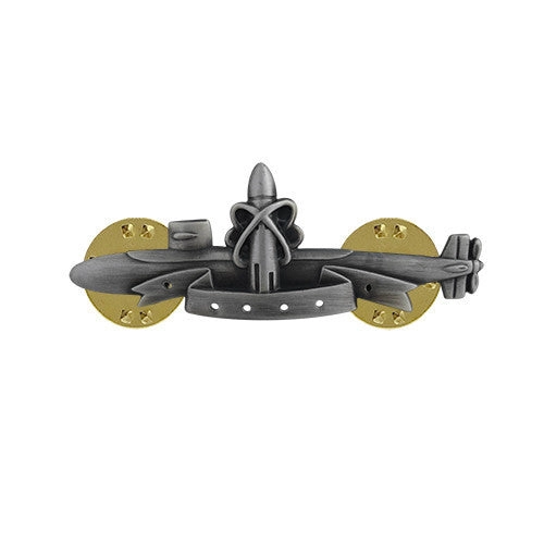 Picture of US Navy Badges Submarine Ssbn Deterrent Patrol: Miniature Oxidized