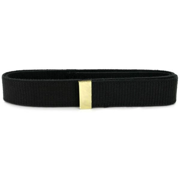 Picture of US Navy Belts Black Cotton with Brass Tip: Male