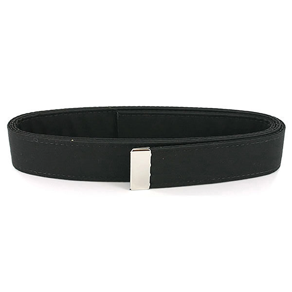 Picture of US Navy Belts Black Poly-Wool with Silver Mirror Tip: Female