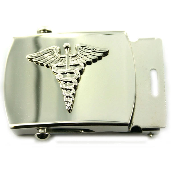 Picture of US Navy Belts Buckle Caduceus: Mirror Finish