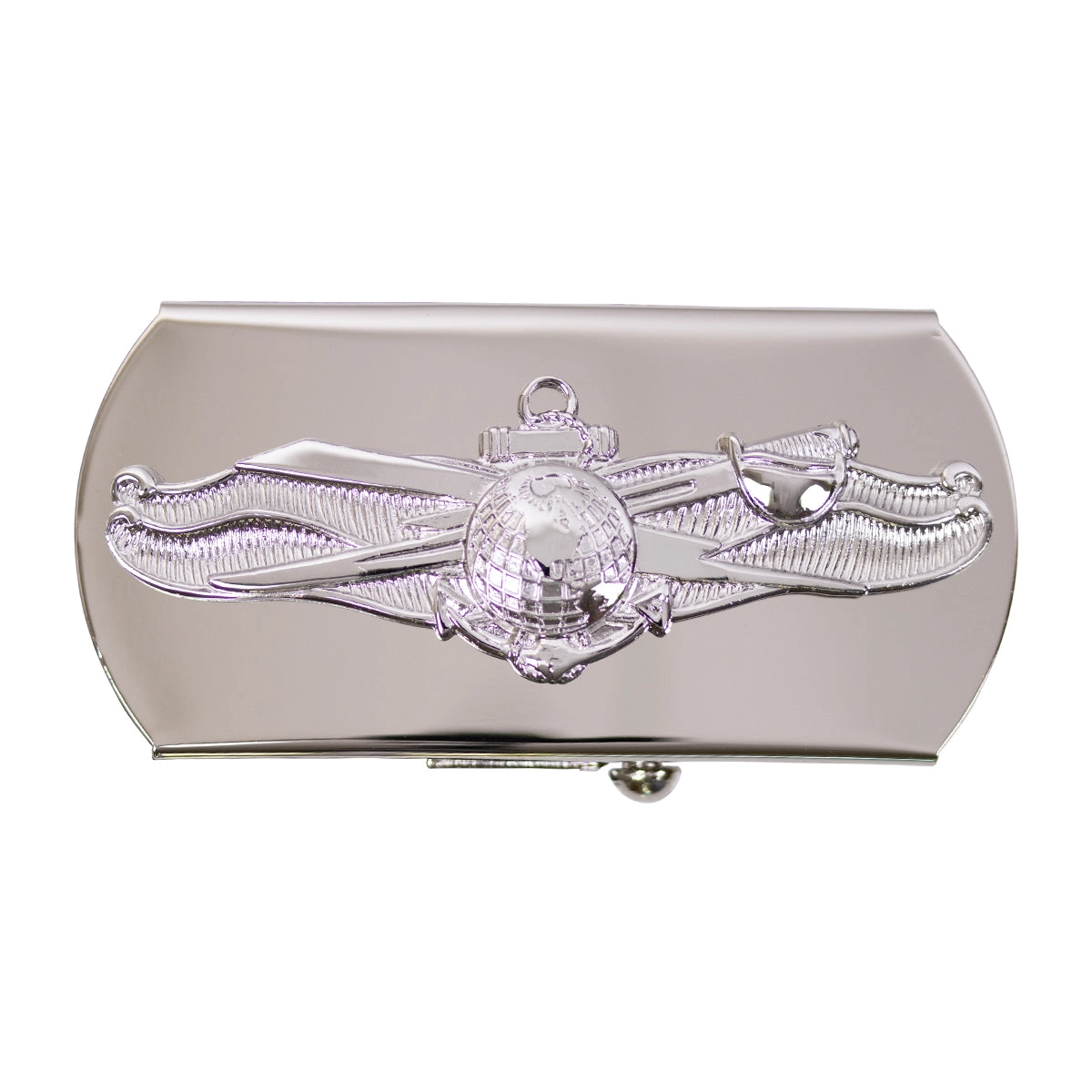 Picture of US Navy Belts Buckle Enlisted Information Dominance: Mirror Finish Emblem
