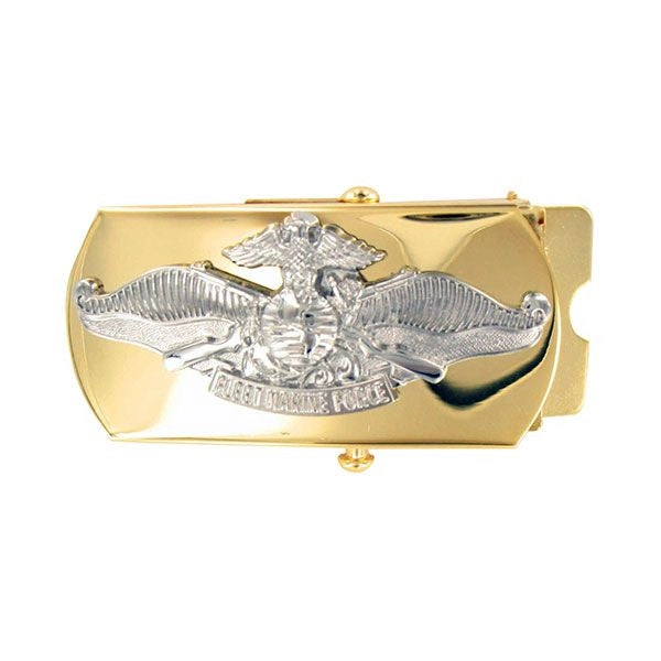 Picture of US Navy Belts Buckle Fleet Marine Force Cpo: Gold and Silver
