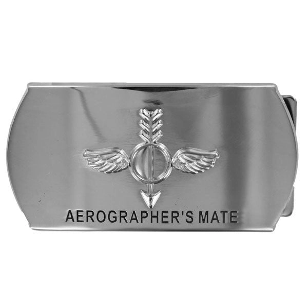 Picture of US Navy Belts Enlisted Specialty Buckle AerographerS Mate AG