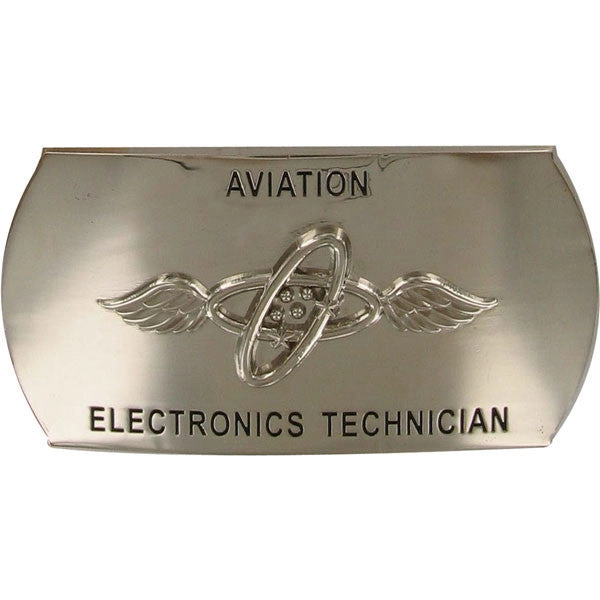 Picture of US Navy Belts Enlisted Specialty Buckle Aviation Electronics Technician AT