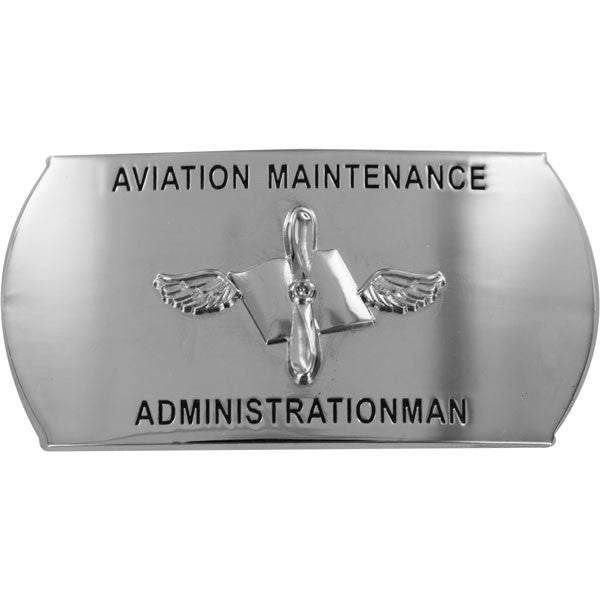 Picture of US Navy Belts Enlisted Specialty Buckle Aviation Maintenance Administration Man