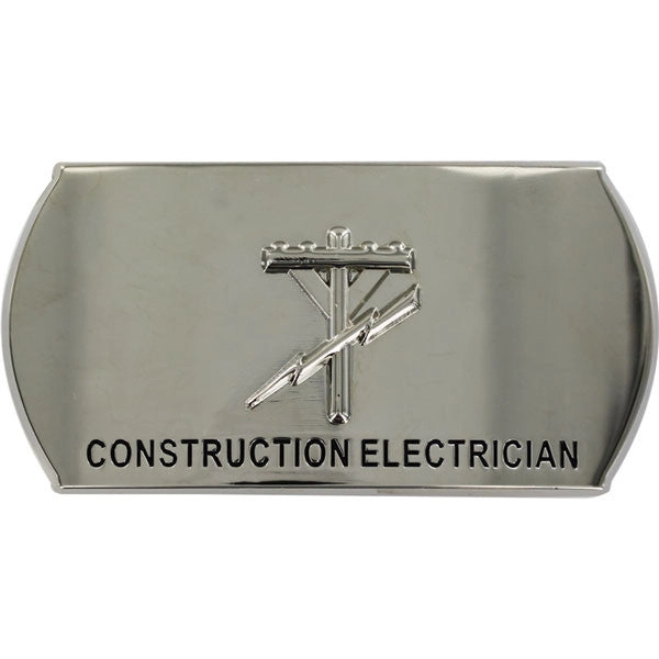 Picture of US Navy Belts Enlisted Specialty Buckle Construction Electrician (CE)