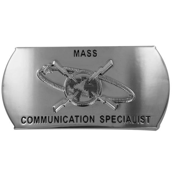 Picture of US Navy Belts Enlisted Specialty Buckle Mass Communications Specialist (MC)