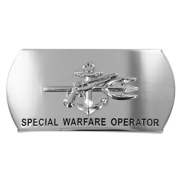Picture of US Navy Belts Enlisted Specialty Buckle Special Warfare Operator (SO)