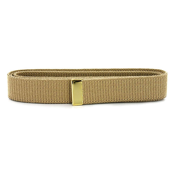 Picture of US Navy Belts Khaki Cotton with 24K Gold Tip: Female