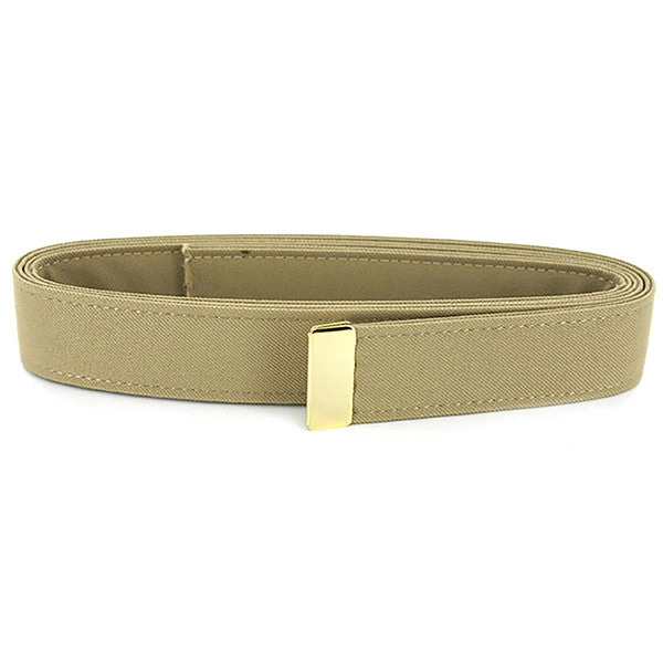 Picture of US Navy Belts Khaki Poly-Wool with 24K Gold Tip: Female