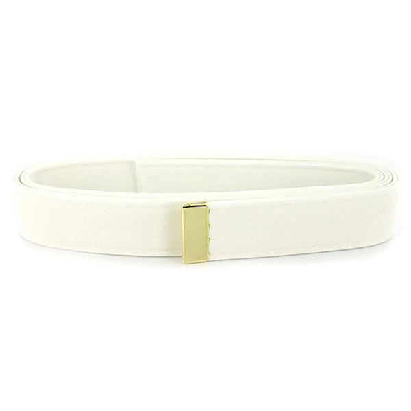 Picture of US Navy Belts White Cnt with 24K Gold Tip: Female
