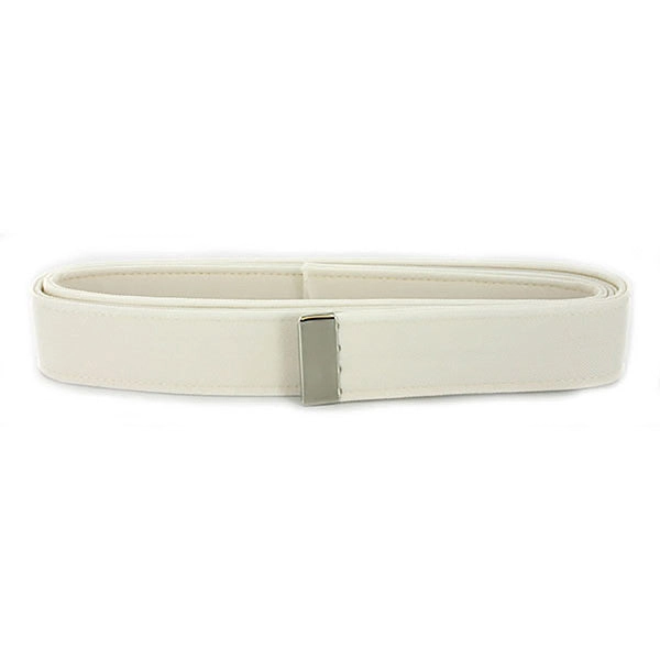 Picture of US Navy Belts White Cnt with Silver Mirror Tip: Male