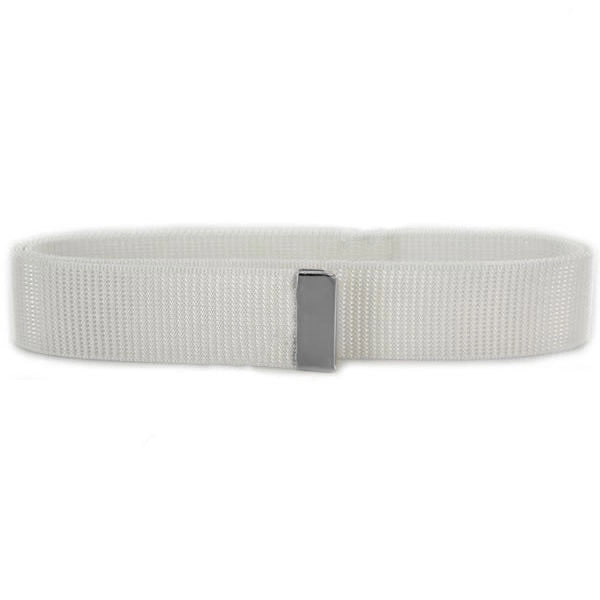 Picture of US Navy Belts White Nylon with Silver Mirror Tip: Female