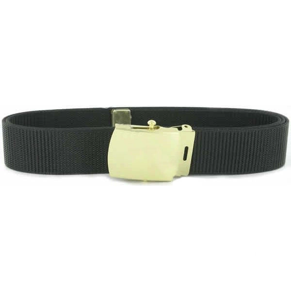 Picture of US Navy Belts With Buckle Black Nylon with Brass Buckle and Tip: Male