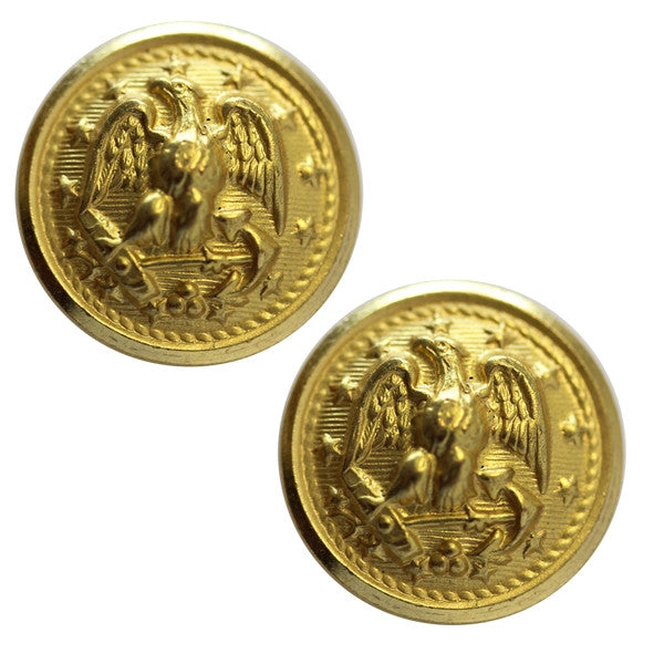 Picture of US Navy Buttons Button Screw Back with Tube