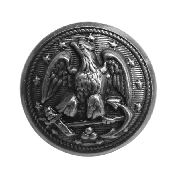 Picture of US Navy Buttons Button Silver Hopper Back: 40 Ligne