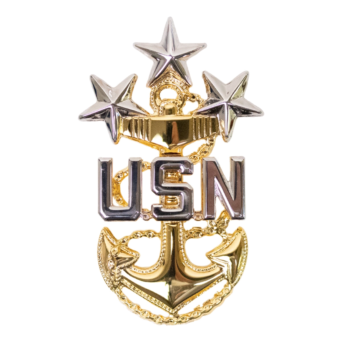 Picture of US Navy Enlisted Rank Cap Device Master Chief Petty Officer Of The: Miniature