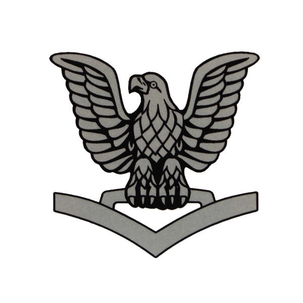 Picture of US Navy Enlisted Rank Construction Hat Decal E4 Petty Officer Third Class