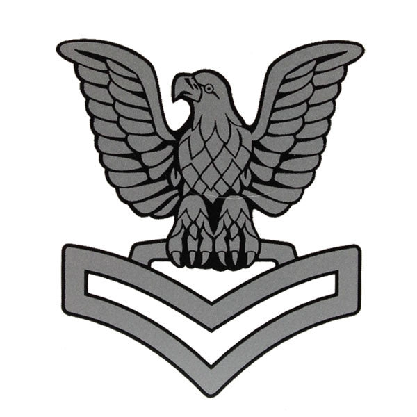 Picture of US Navy Enlisted Rank Construction Hat Decal E5 Petty Officer Second Class