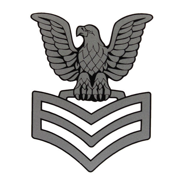 Picture of US Navy Enlisted Rank Construction Hat Decal E6 Petty Officer First Class