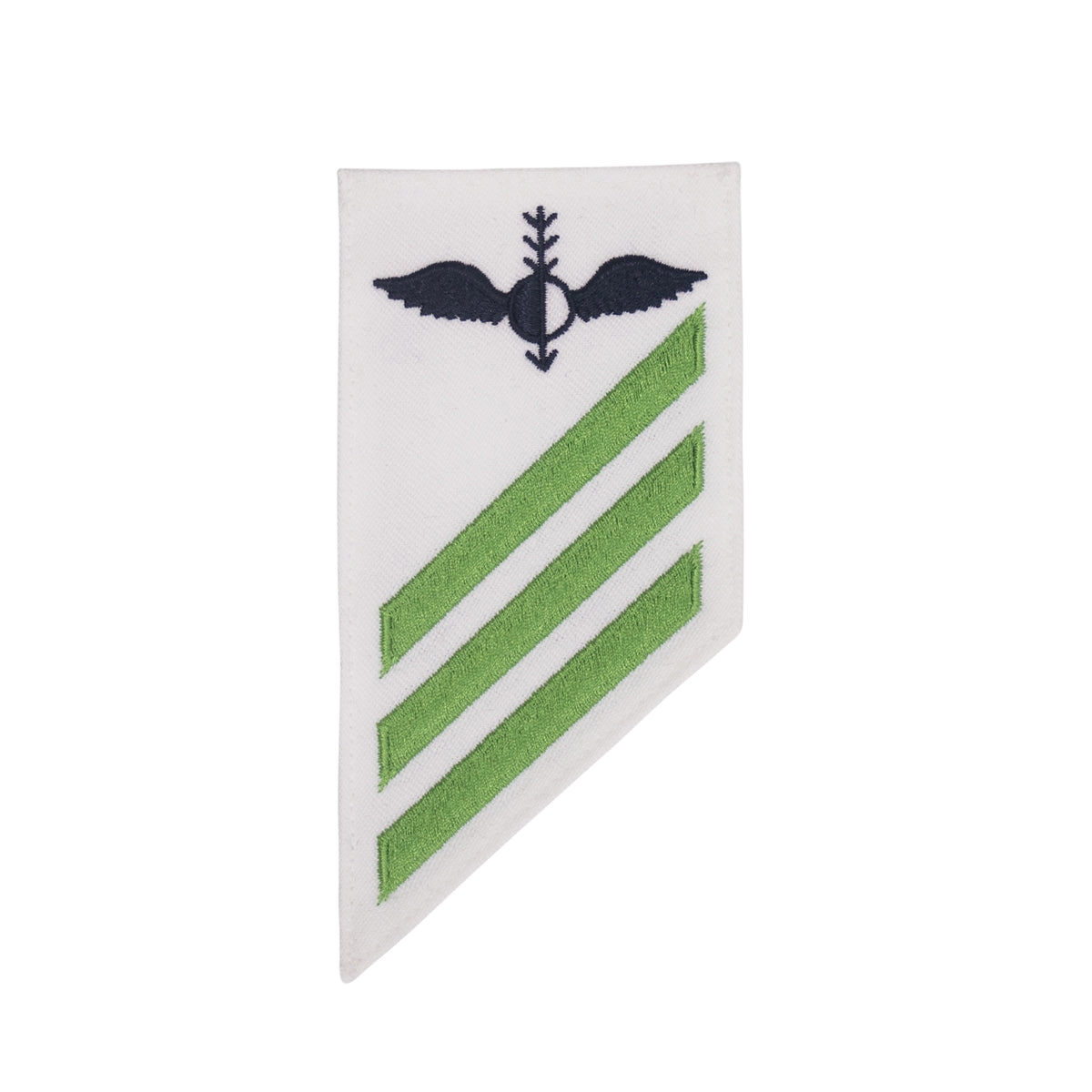 Picture of US Navy Enlisted Rank E-3 Combo Rate Ag Aerographers Mate On White Cnt